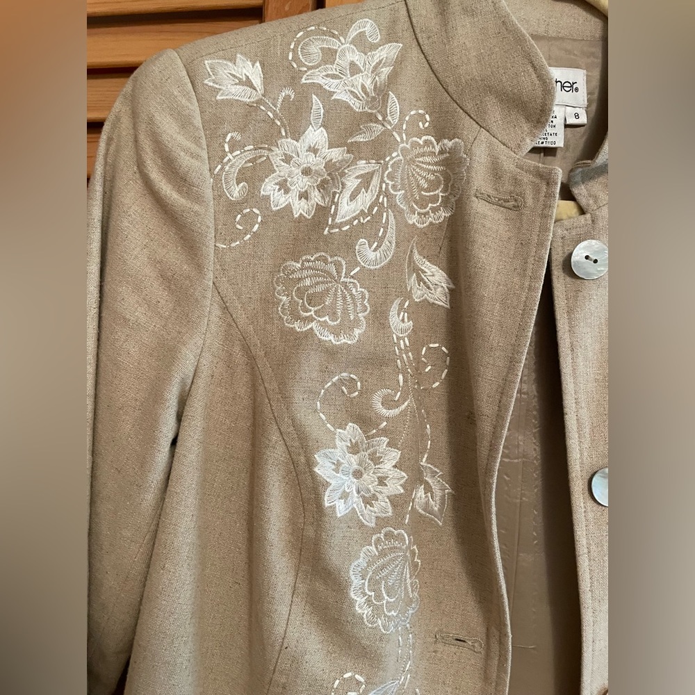 Duster Type Coat, Split Back, Great With Boots! - image 4